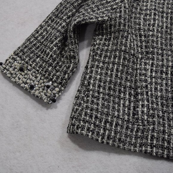 Chico's Tweed Jacket Size 2 ##0820 - Picture 4 of 10